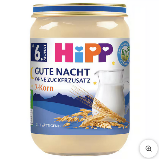 Hipp Gute Nacht-Brei Bio 7-Korn Ohne Zuckerzusatz 190g