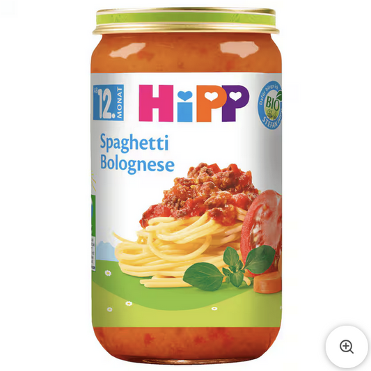 Hipp Bio Spaghetti Bolognese ab 12. Monat 250g