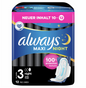 always Maxi Binde Night mit Flügeln 12St
