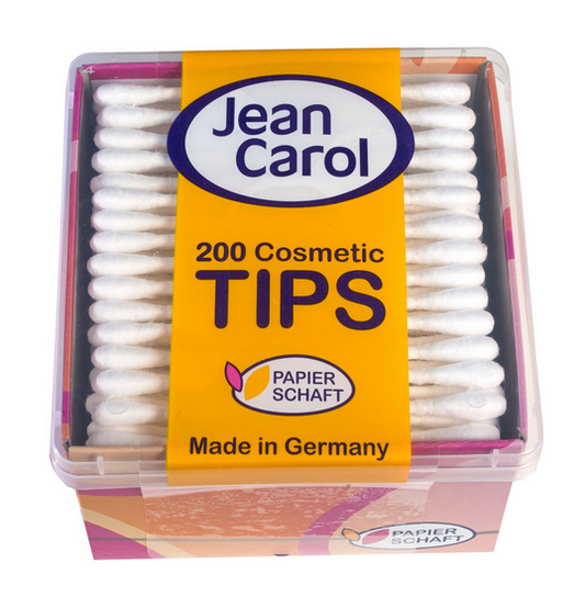 Jean Carol Wattestäbchen mit Papierschaft 20St