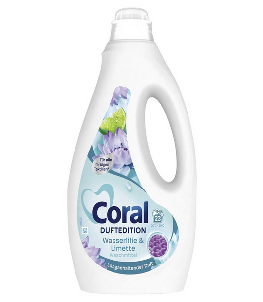 Coral Flüssigwaschmittel Wasserlilie & Limette 23WL