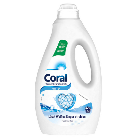 Coral Flüssigwaschmittel White+ 23WL