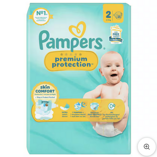 Pampers Premium Protection Windeln Gr.2 4-8kg 35 Stück