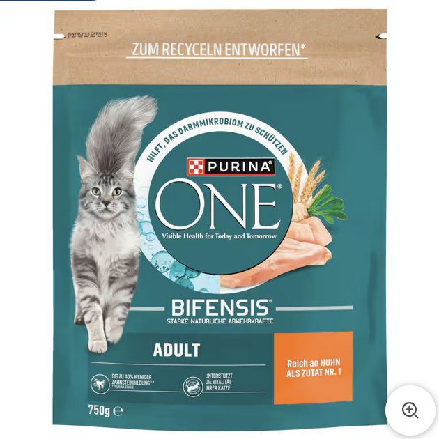 Purina One Katzenfutter Adult Huhn 750g