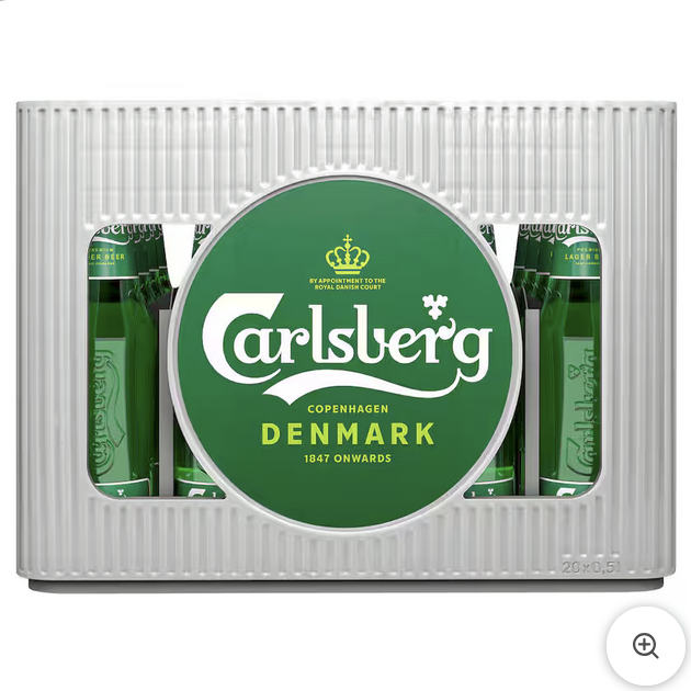 Carlsberg Beer 20x0,5l | ab 16 Jahre