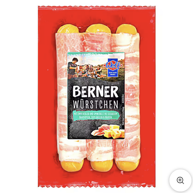 Wolf Berner Würstchen 250g