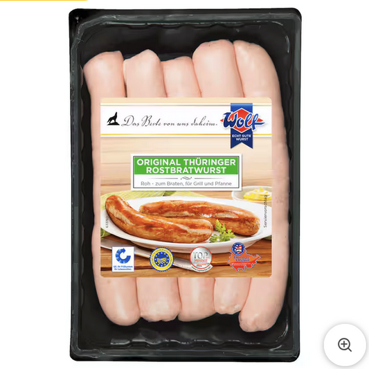 Original Thüringer Rostbratwurst roh 750g