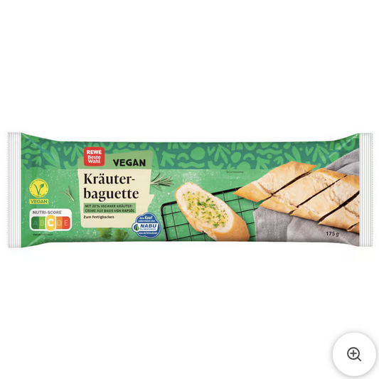 REWE Beste Wahl Kräuterbaguette vegan