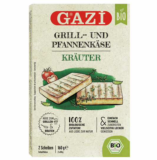 Bio Grill- & Pfannenkäse Kräuter frisch 160g