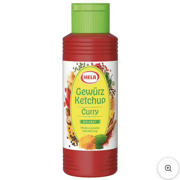 Hela Gewürzketchup Curry Delikat 300ml