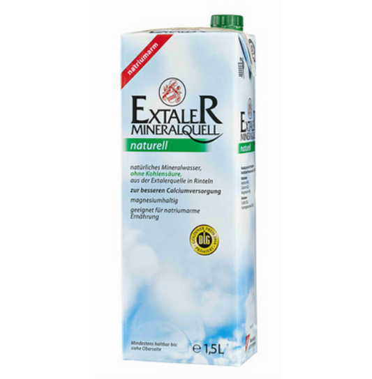 EXTALER MINERALQUELL Mineralwasser Naturell 1,5L