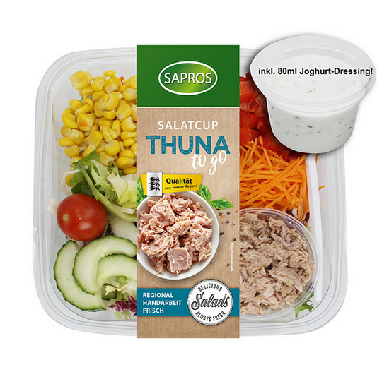 Salatcup Thuna ´to go´ mit Dressing frisch