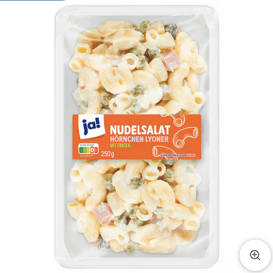 ja! Nudelsalat Hörnchen Lyoner 250g
