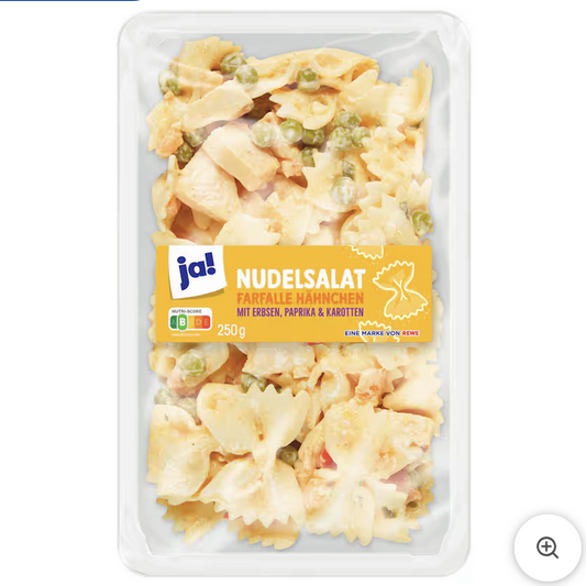 ja! Nudelsalat Farfalle Hähnchen 250g