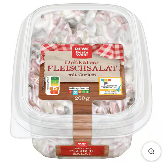 REWE Beste Wahl Delikatess-Fleischsalat mit Gurken