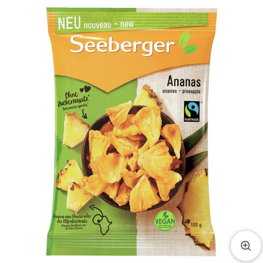 Seeberger Ananas ungezuckert 100g