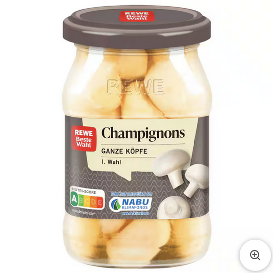REWE Beste Wahl Champignons ganze Köpfe 200g