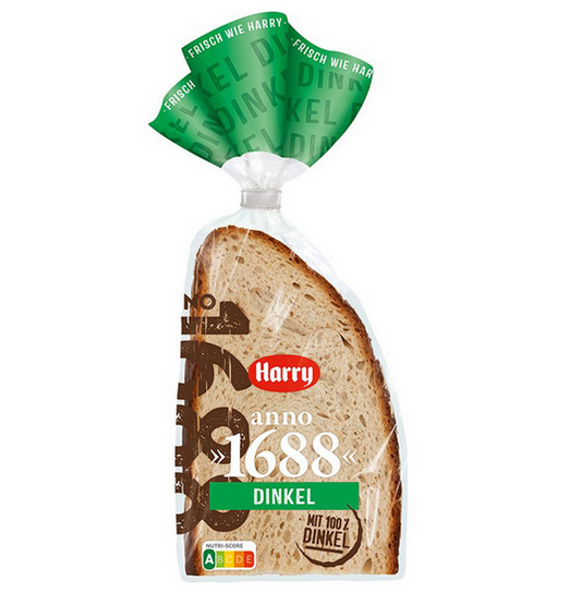 Harry-Brot Anno 1688 Dinkel geschnitten 450g