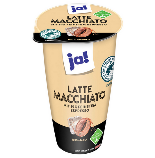 JA! Milch Kaffee Mix frisch 250ml
