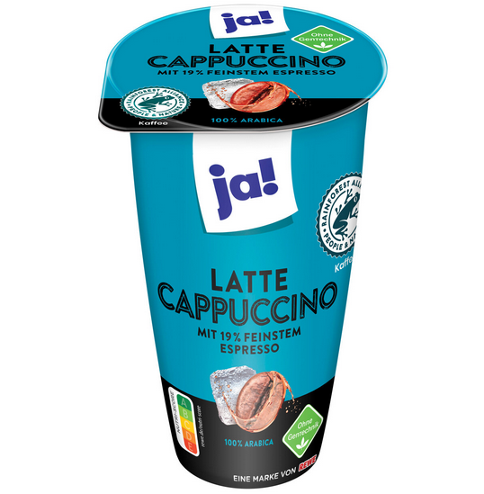 JA! Milch Kaffee Mix frisch 250ml